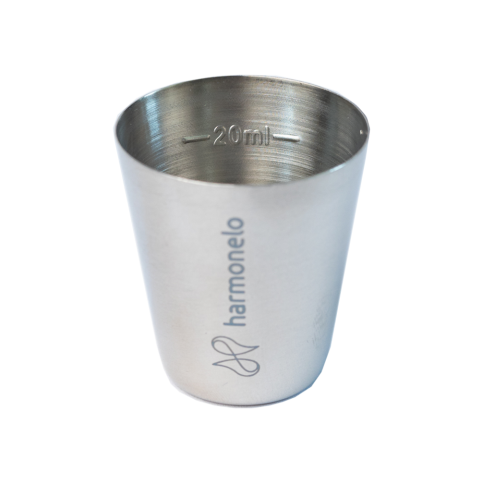 Vaso medidor de acero inoxidable Harmonelo
